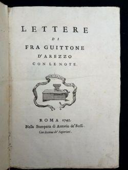 Bild des Verkufers fr Lettere [.] con le note. zum Verkauf von Gabriele Maspero Libri Antichi