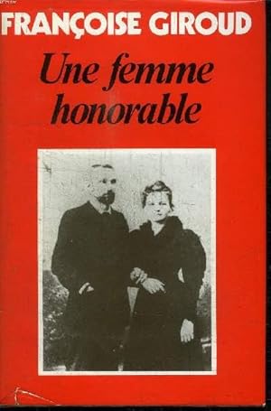 Image du vendeur pour UNE FEMME HONORABLE mis en vente par Le-Livre