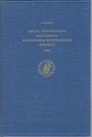 Seller image for Annual Egyptological Bibliography/Bibliographie Egytologique Annuelle 1962 for sale by Turn-The-Page Books