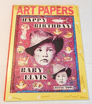 Imagen del vendedor de ART PAPERS. January/February 1991. Volume 15 Number 1. (Cover title). a la venta por Blue Mountain Books & Manuscripts, Ltd.