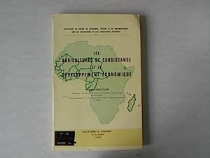 Immagine del venditore per Les Agricultures de subsistance et le dveloppement conomique. Collection du Centre de Recherche, D Etude et de Documentation sur les Institutions et les Legislations Africaines, XII. venduto da Antiquariat Bookfarm