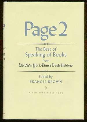 Bild des Verkufers fr Page 2: The Best of "Speaking of Books" from The New York Times Book Review zum Verkauf von Between the Covers-Rare Books, Inc. ABAA