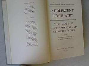 Bild des Verkufers fr Adolescent psychiatry, Volume II developmental and clinical studies. Annals of the American Society. zum Verkauf von Antiquariat Bookfarm