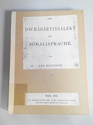 Bild des Verkufers fr Der Dschbrtidialekt der Somalisprache (Photokopie). zum Verkauf von Antiquariat Bookfarm