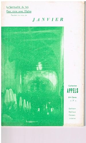 Image du vendeur pour La spiritualit du lac pour vivre avec l'Eglise / JANVIER mis en vente par Librairie l'Aspidistra