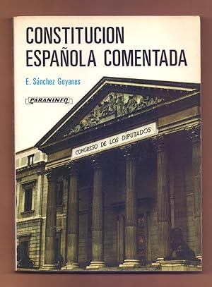 Immagine del venditore per CONSTITUCION ESPAOLA COMENTADA venduto da Libreria 7 Soles