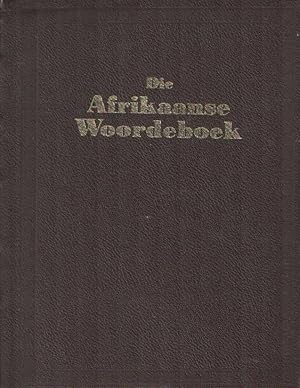 Imagen del vendedor de Woordeboek van die Afrikaanse taal. Tweede deel D - F a la venta por Bij tij en ontij ...