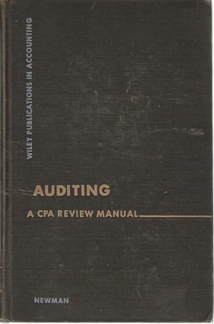 Seller image for Auditing - A CPA Review Manual for sale by Snookerybooks