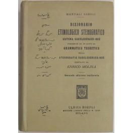 Immagine del venditore per Dizionario etimologico stenografico Sistema Gabelsberger - Noe preceduto da un sunto di grammatica teoretica della stenografia Gabelsbergen - Noe venduto da Libreria Antiquaria Giulio Cesare di Daniele Corradi