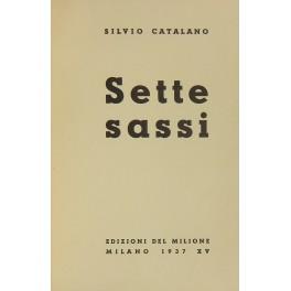 Seller image for Sette sassi for sale by Libreria Antiquaria Giulio Cesare di Daniele Corradi