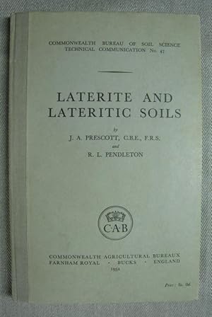 Immagine del venditore per Laterite and Lateritic Soils. Commonwealth Bureau of Soil Science, Technical Communications No. 47 venduto da Antiquariat Hanfgarten