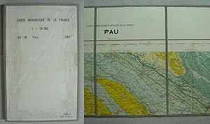 Bild des Verkufers fr Carte gologique de la France 1:50'000, Feuille Pau XV - 45 (Xme dition) zum Verkauf von Antiquariat Hanfgarten