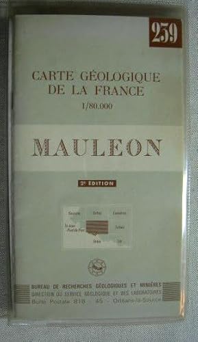 Bild des Verkufers fr Carte gologique de la France 1:80'000, Feuille Mauleon 239 (2me dition) zum Verkauf von Antiquariat Hanfgarten