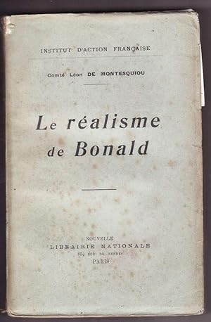 Imagen del vendedor de Le Ralisme de Bonald a la venta por Biblioteca de Babel