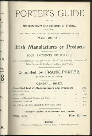 Porter's Guide to the Manufacturers and Shippers of Ireland