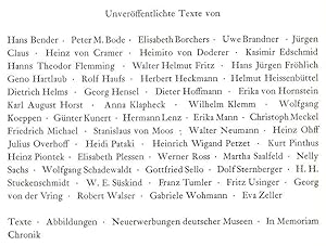 Jahresring 68/69. Beiträge zur deutschen Literatur und Kunst der Gegenwart.