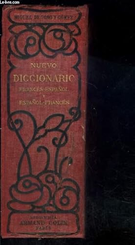 Seller image for NUEVO DICCIONARIO FRANCES-ESPANOL Y ESPANOL-FRANCES for sale by Le-Livre