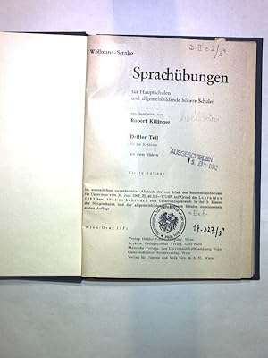 Seller image for Sprachbungen fr Hauptschulen und allgemeinbildende hhere Schulen. for sale by Antiquariat Bookfarm