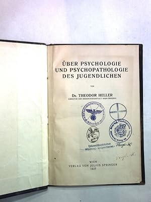 Seller image for ber Psychologie und Psychopathologie des jugendlichen. for sale by Antiquariat Bookfarm