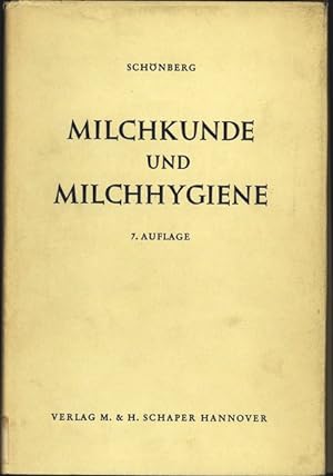 Imagen del vendedor de Milchkunde und Milchhygiene. Mit 170 Abb. im Text. a la venta por Antiquariat Bookfarm