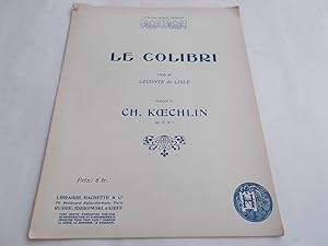 Immagine del venditore per Le Colibri ("The Hummingbird" - Op. Opus 17 No. 1) (Sheet Music) venduto da Bloomsbury Books