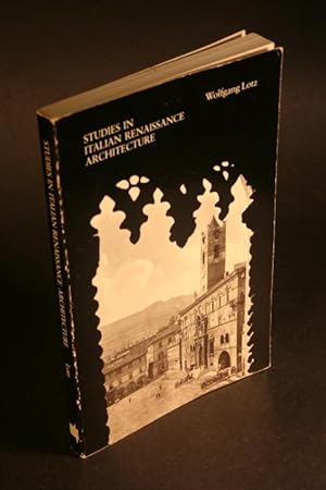 Immagine del venditore per Studies in Italian Renaissance architecture. venduto da Steven Wolfe Books