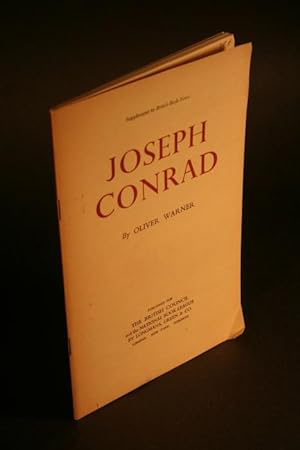 Bild des Verkufers fr Joseph Conrad. zum Verkauf von Steven Wolfe Books