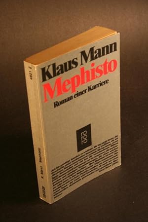 Seller image for Mephisto. Roman einer Karriere. for sale by Steven Wolfe Books
