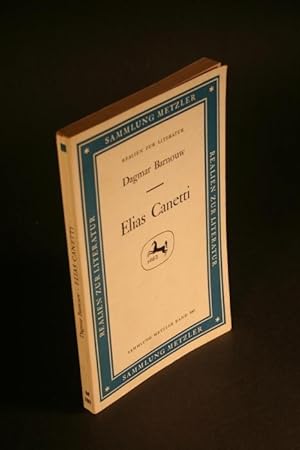 Seller image for Elias Canetti. for sale by Steven Wolfe Books