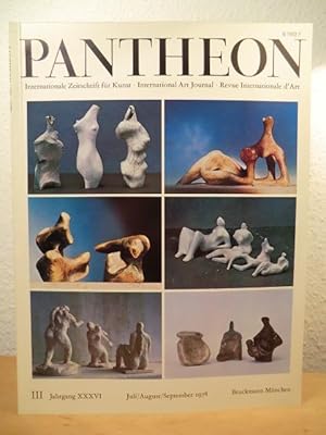 Pantheon. Internationale Zeitschrift für Kunst - III, Jahrgang XXXVI, Juli / August / September 1978