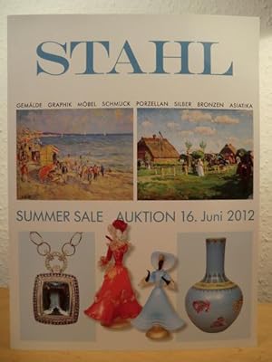 Stahl Summer Sale - Auktion 16. Juni 2012. Gemälde, Graphik, Möbel, Schmuck, Porzellan, Silber, B...
