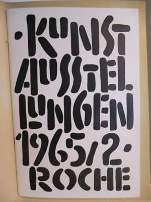 Seller image for Roche. Kunstausstellung 1965/2 for sale by Antiquariat Weber