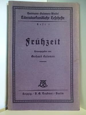 Seller image for Literaturkundliche Lesehefte 1. Frhzeit for sale by Antiquariat Weber