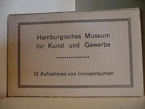 Hamburgisches Museum für Kunst und Gewerbe. 12 Aufnahmen von Innenräumen