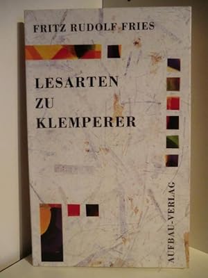 Lesarten zu Klemperer