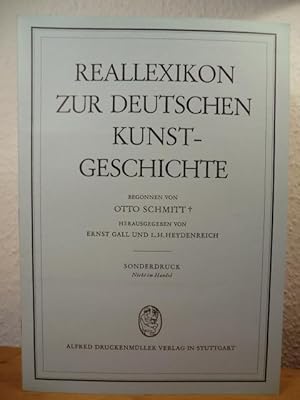 Imagen del vendedor de Reallexikon zur deutschen Kunstgeschichte. Sonderdruck (nicht im Handel) a la venta por Antiquariat Weber