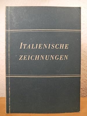 Bild des Verkufers fr Italienische Zeichnungen. Zeichnungen des Kupferstichkabinetts in Berlin zum Verkauf von Antiquariat Weber