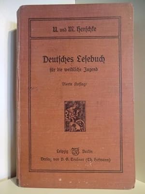 Seller image for Deutsches Lesebuch fr die weibliche Jugend for sale by Antiquariat Weber