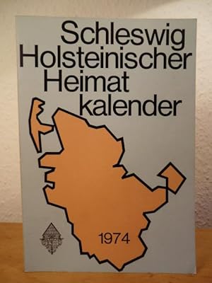 Bild des Verkufers fr Schleswig-Holsteinischer Heimatkalender 1974 - 36. Jahrgang zum Verkauf von Antiquariat Weber