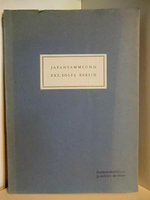Bild des Verkufers fr Japansammlung Exz. Solf, Berlin. Versteigerung 153. am 19 Juni 1936 zum Verkauf von Antiquariat Weber