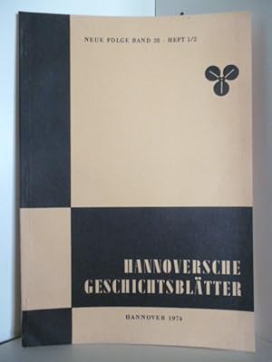 Immagine del venditore per Hannoversche Geschichtsbltter. Neue Folge Band 28 - Heft 1/2 venduto da Antiquariat Weber