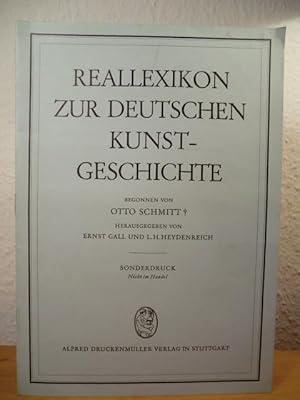Imagen del vendedor de Reallexikon zur deutschen Kunstgeschichte. Sonderdruck (nicht im Handel) a la venta por Antiquariat Weber