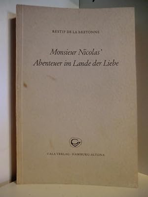 Imagen del vendedor de Monsieur Nicolas' Abenteuer im Lande der Liebe a la venta por Antiquariat Weber