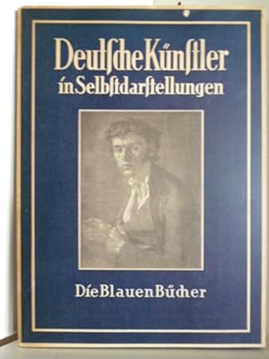 Bild des Verkufers fr Deutsche Knstler in Selbstdarstellungen. Die Blauen Bcher. zum Verkauf von Antiquariat Weber