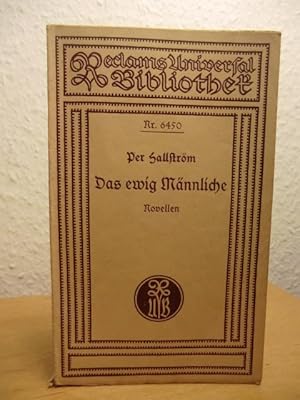 Seller image for Das ewig Mnnliche. Novellen for sale by Antiquariat Weber