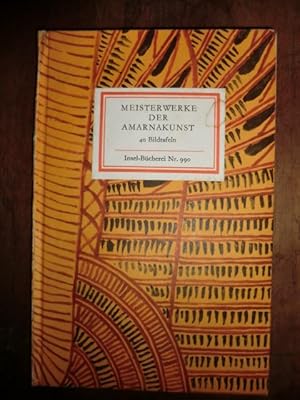 Image du vendeur pour Meisterwerke der Amarnakunst mis en vente par Antiquariat Weber