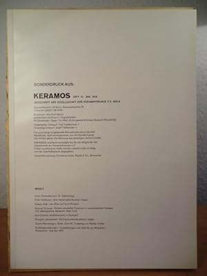 Seller image for Les Oies de Frre Philippe. Sonderdruck aus "Keramos, Zeitschrift der Gesellschaft der Keramikfreunde e.V. Kln", Heft 72, Mai 1976 for sale by Antiquariat Weber