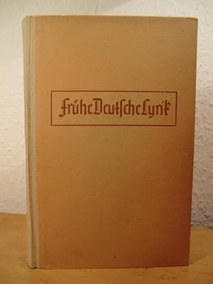 Seller image for Frhe deutsche Lyrik for sale by Antiquariat Weber