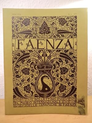 Imagen del vendedor de Faenza. Bollettini del Museo Internazionale delle Ceramiche in Faenza. Anno LVII, Nr. 6, 1971 a la venta por Antiquariat Weber