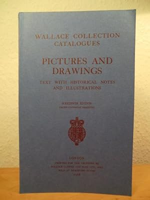 Bild des Verkufers fr Wallace Collection Catalogues. Pictures and Drawings - Sixteenth (16.) Edition zum Verkauf von Antiquariat Weber